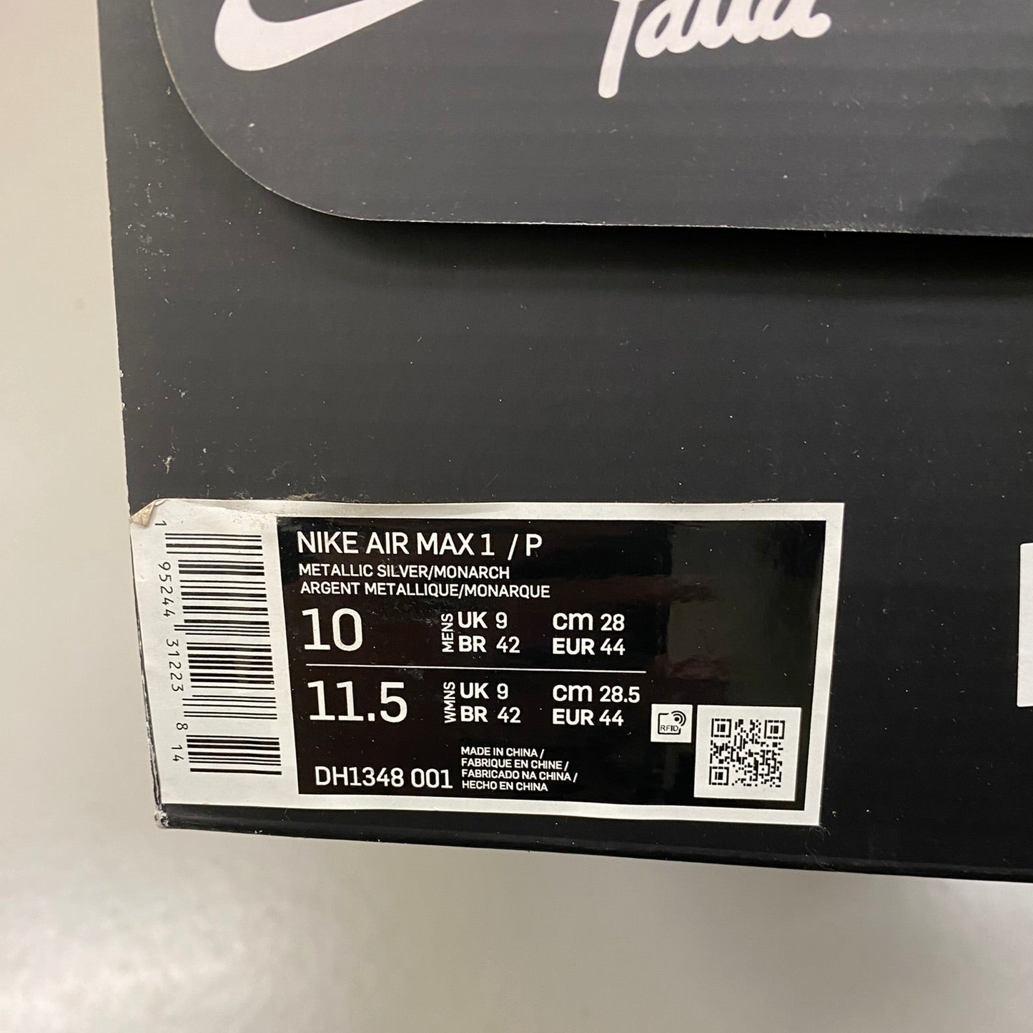 Nike Air Max 1 Patta Waves Monarch (With Bracelet) UK9