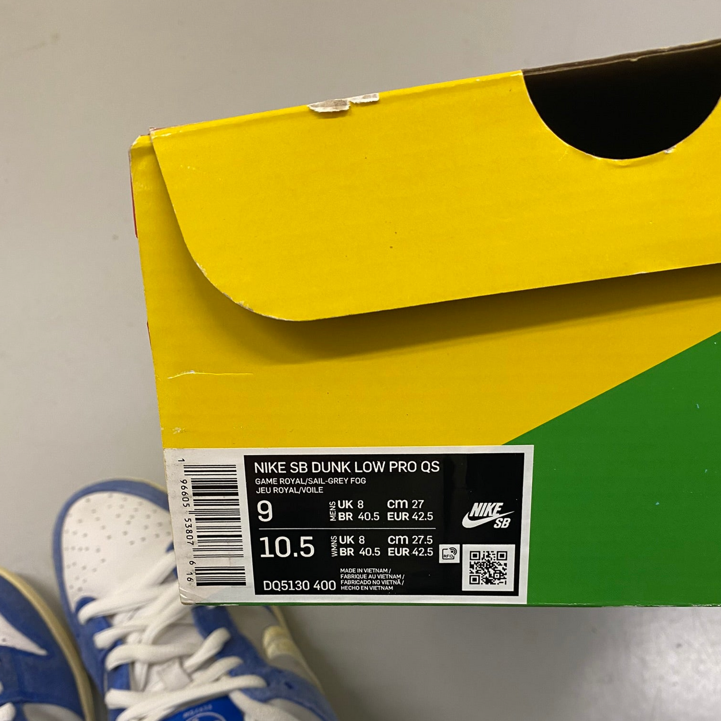 Fly Streetwear x Dunk Low SB 'Gardenia' UK8