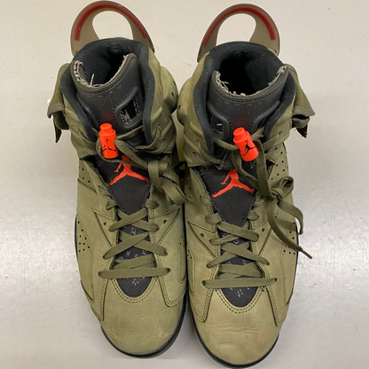 Travis Scott x Jordan 6 Medium Olive UK9