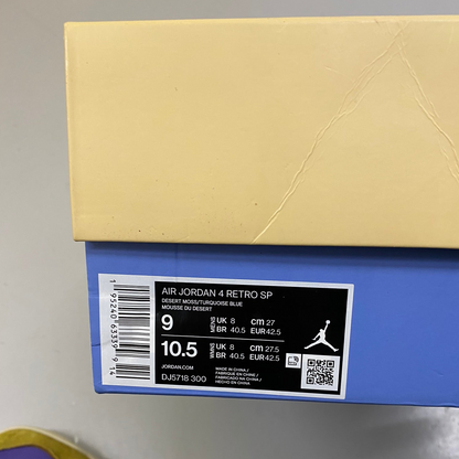 Jordan 4 Retro SP 30th Anniversary Union Desert Moss UK8